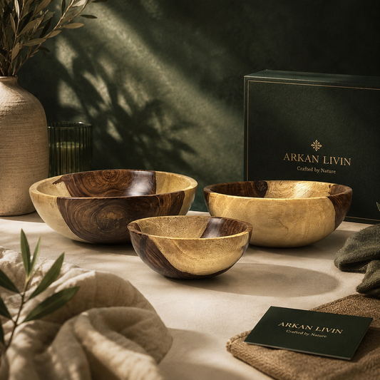 Natural Wooden Bowls