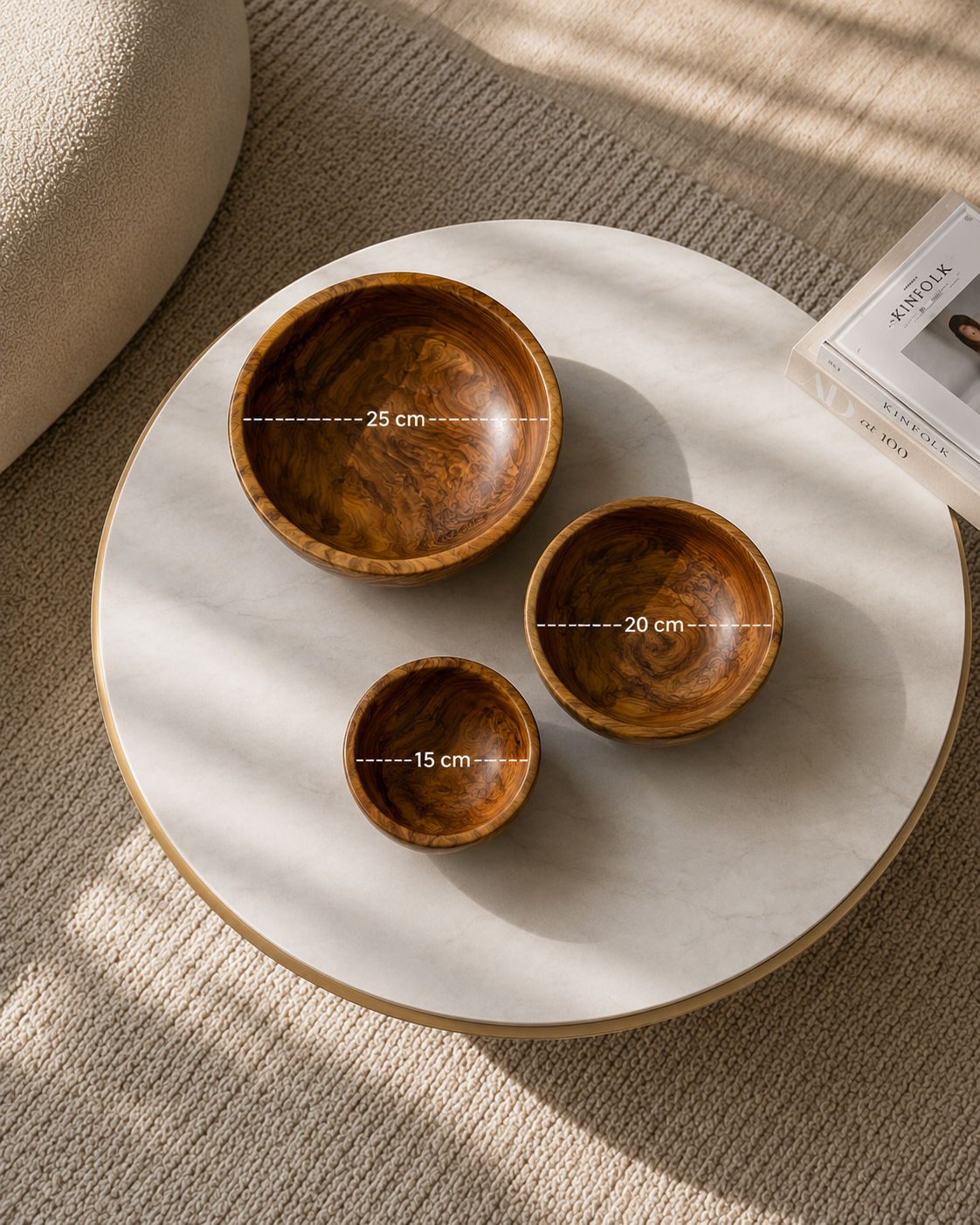 Natural Wooden Bowls