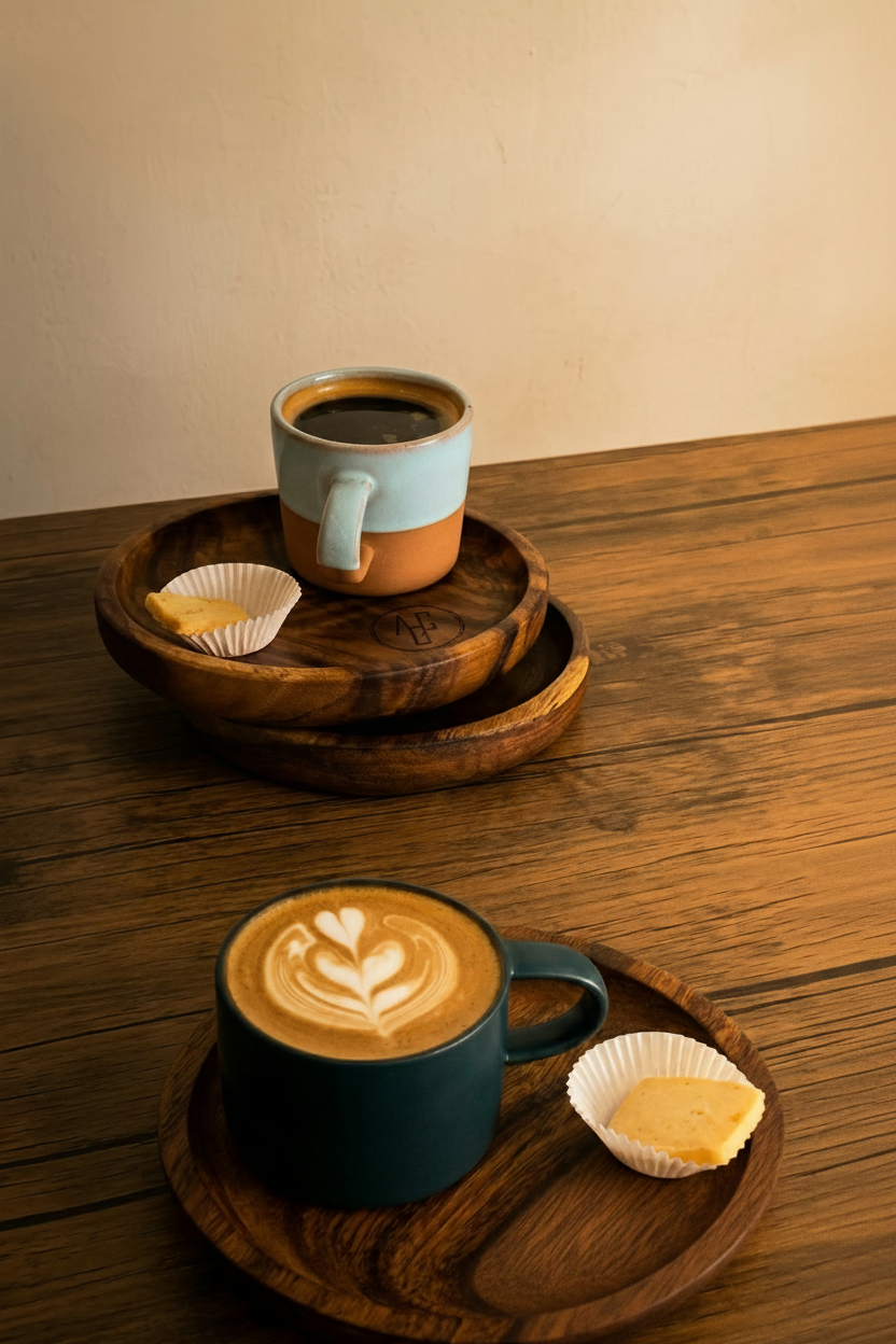 Natural Wooden Small Plates
