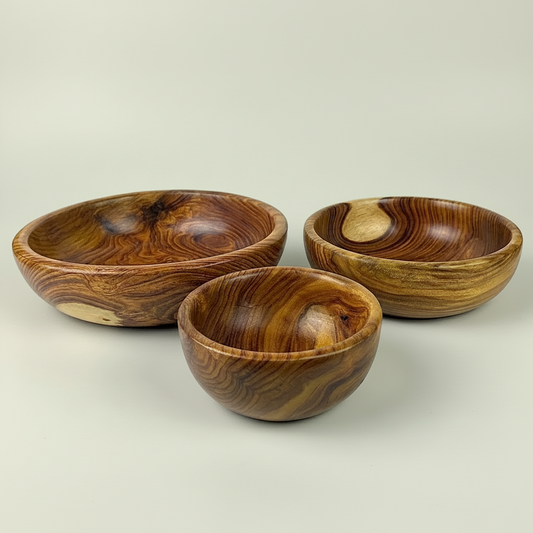 Natural Wooden Bowls