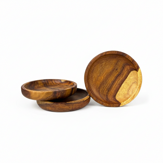 Natural Wooden Small Plates